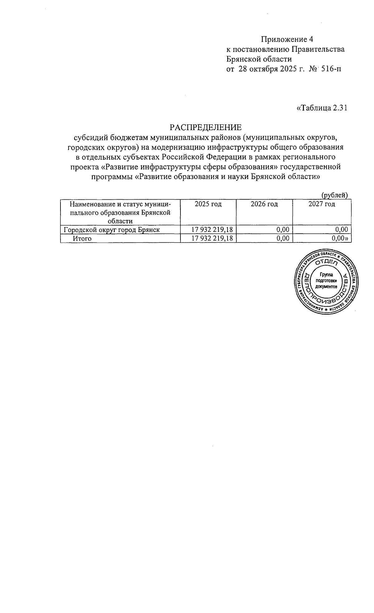 Увеличить