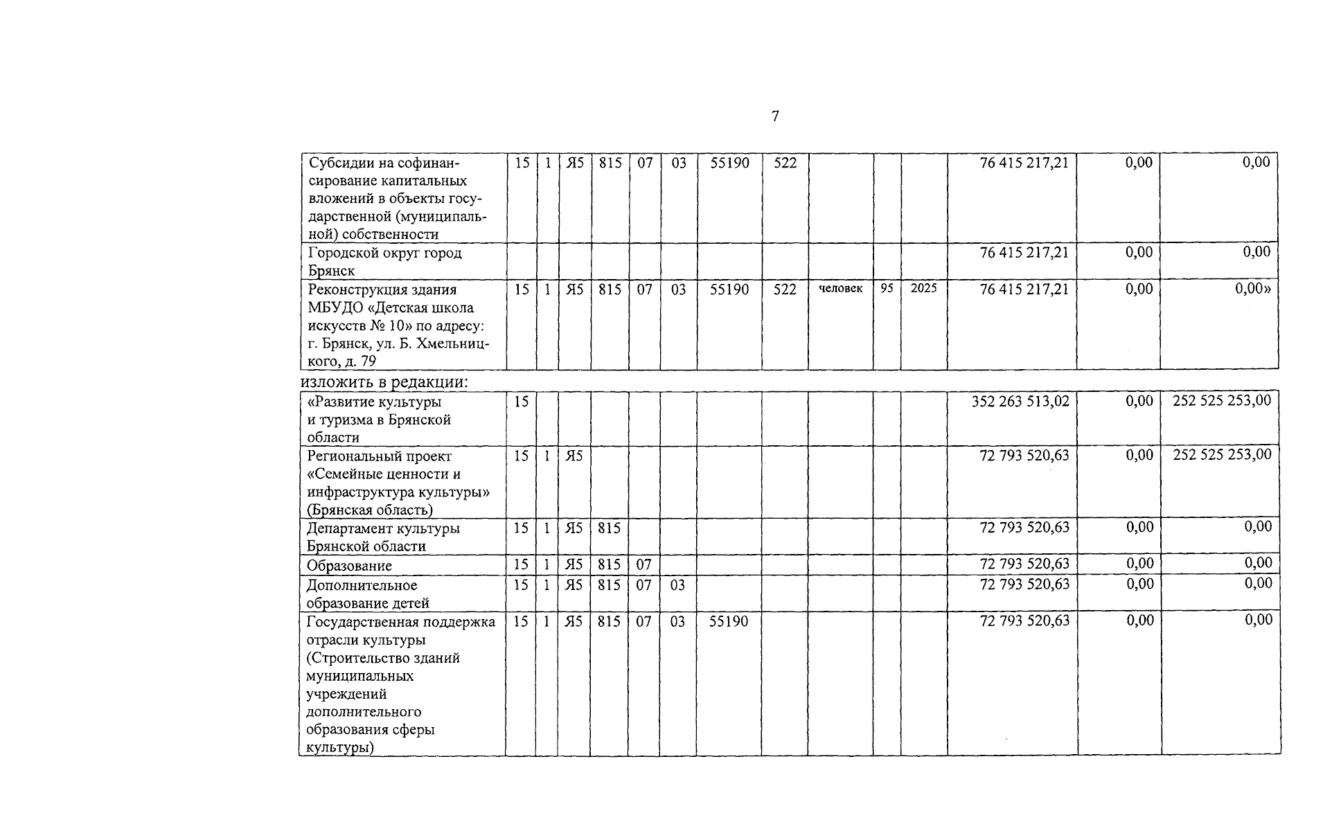 Увеличить